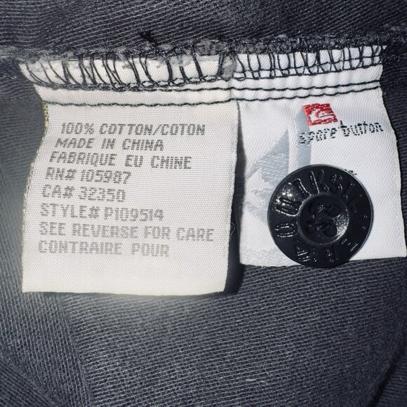 Rare VTG Quicksilver Mens LG Army Gray Military Button Shirt Jacket QSUA-0703 - Picture 12 of 14